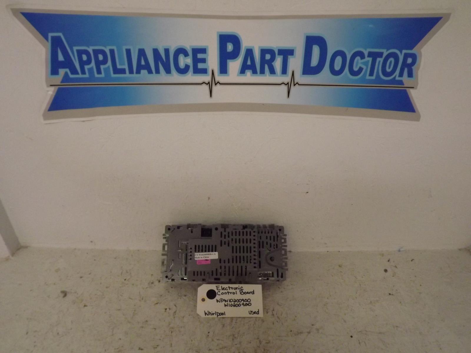 Whirlpool Washer WPW10200900 W10200900 Electronic Control Board Used Whirlpool Washer WPW10200900 W10200900 Electronic Control Board Used
